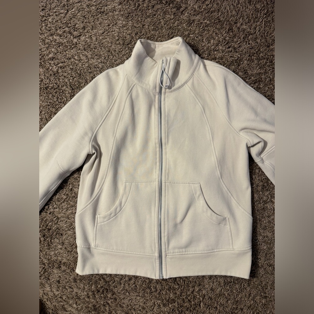 lululemon scuba oversized funnel neck full zip long - M/L